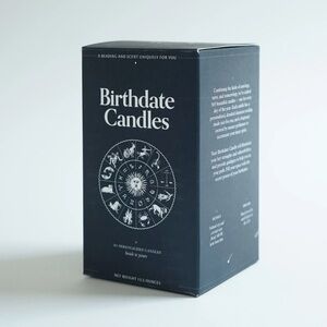 Birthdate Candles October 1st Candle